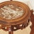 Wilhelminian Floral Column Side Table with Marble Top, 1880s For Sale - Image 4 of 13