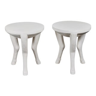 Pair of Equine Footed Table in the Style of John Dickinson For Sale