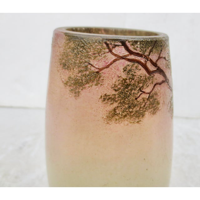 Antique Legras Cameo Art Glass Vase For Sale In New York - Image 6 of 8