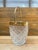 Art Deco Ice Bucket in Molded Crystal and Gilt Brass, 1920 For Sale - Image 3 of 11