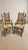 1940s Vintage Wooden Ladder-Back Dining Chairs with Woven Seats, 1940s, Set of 6 For Sale - Image 5 of 11