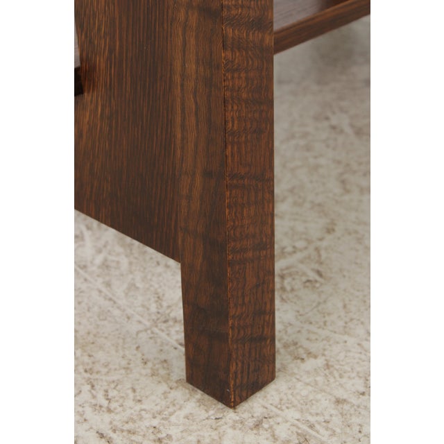 Stickley Mission Oak Oval Table For Sale - Image 12 of 15