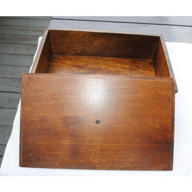 Antique Walnut Carved Keepsake Presentation Box With Dragons For Sale - Image 4 of 7