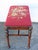 Early 1900s Tapestry Carved Vanity Stool Bench Ottoman 6307 For Sale - Image 9 of 11