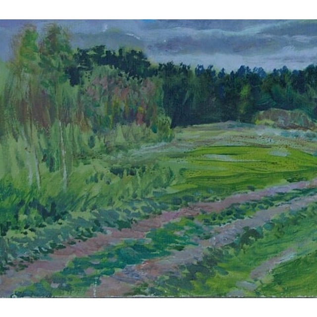2000 - 2009 Original Spring Landscape Oil Painting, Ukrainian Impressionism For Sale - Image 5 of 6