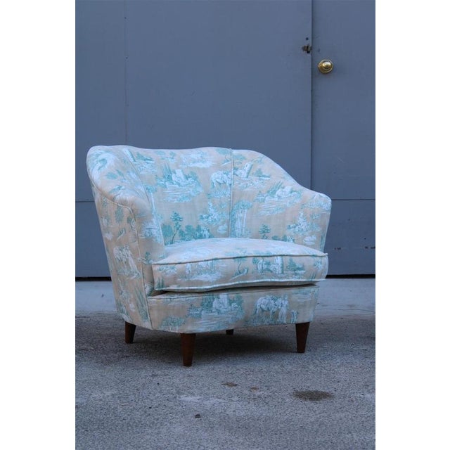 Set of Mid-Century Armchairs in the style of Gio Ponti, Italy, 1950s For Sale - Image 15 of 18