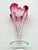 Mid-Century Modern Signed Steuben Floriform Ruffled Cranberry Rim Fading to Clear 9.5"h X 5.5"w For Sale - Image 3 of 6