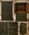 Mid 20th Century Vintage Mediterranean Revival Gentleman’s Dry Bar Cabinet in Onyx Emerald & Gilded Brass For Sale - Image 5 of 6