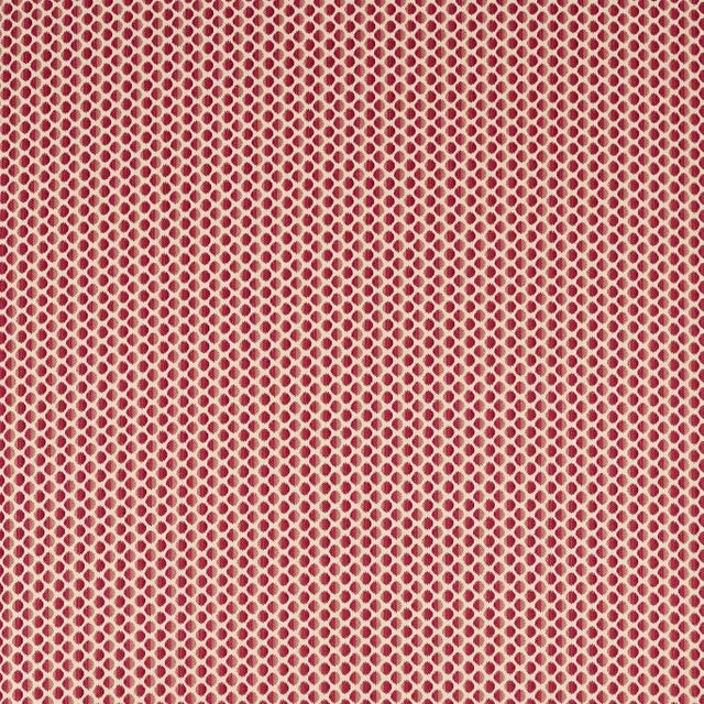 Zoffany Seymour Spot Fabric in Crimson - a Sample For Sale