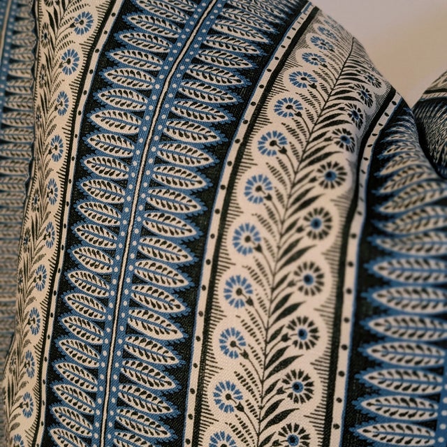 Jasper Eastlake Forest & Blue 22" Pillows For Sale In Greensboro - Image 6 of 6