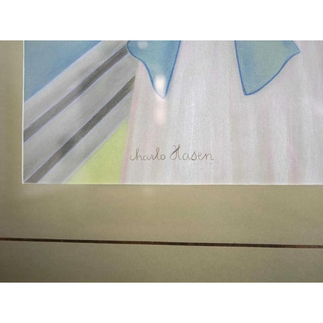 Charlo Hasen, Diurnal Butterflies, Pastel, Framed For Sale - Image 3 of 7