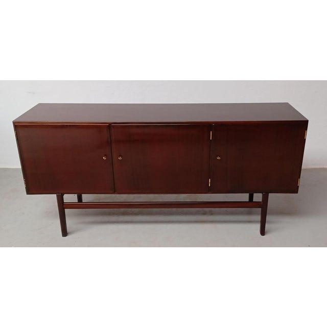Ole Wanscher Fully Restored and Refinished Rungstedlund Sideboard The elegant and spacious sideboard with it's...