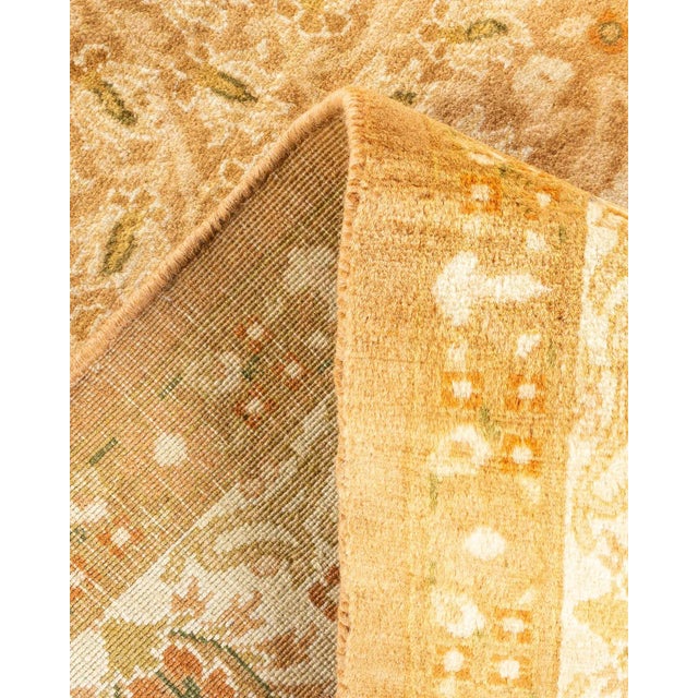 Mogul, One-of-a-Kind Hand-Knotted Area Rug in Yellow, 4' 8" x 7' 3" For Sale In New York - Image 6 of 8
