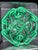 Postmodern Postmodern Green Ceramic Braided Woven Abstract Centerpiece Bowl For Sale - Image 3 of 11