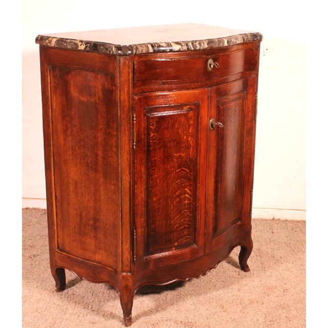 18th Century Louis XV Sideboard in Oak For Sale - Image 10 of 13
