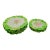 Vintage Portuguese Majolica Geranium Palm Beach Style Dinner Plates Green Leaf & Pink Floral Cabbage Ware Set- 10 For Sale