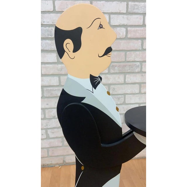 Vintage Art Deco Free Standing Butler with Serving Tray This Vintage Art Deco Free Standing Butler with Serving Tray...