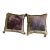 Pair Marroccan Velvet Pillows With Gold Brocade Trim and Tassels For Sale