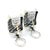 1990s Pair of David Yurman Authentic Estate Earrings 14k Gold + Silver For Sale - Image 13 of 13