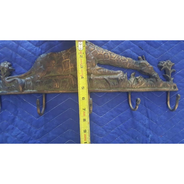Late 20th Century Vintage Cast Iron Giraffe Rack | Chairish