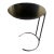 Mid Century DWR Jens Risom Black Enamel t.710 Small Side Table For Sale