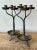 Mid-Century Modern Vintage Boho Twisted Wrought Iron Candelabras - A Pair For Sale - Image 3 of 7