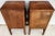 Brown French Louis XV Nightstands Bedside Tables 1940s Pair For Sale - Image 8 of 12