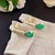 Natural Emerald Diamond Dangle Earrings 14k Y Gold 2.23 TCW Certified For Sale - Image 11 of 11