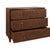 Worlds Away Matthew Izzo Home Pascal Provincial Brown Oak Three Drawer Chest With Brass Accents For Sale - Image 4 of 9