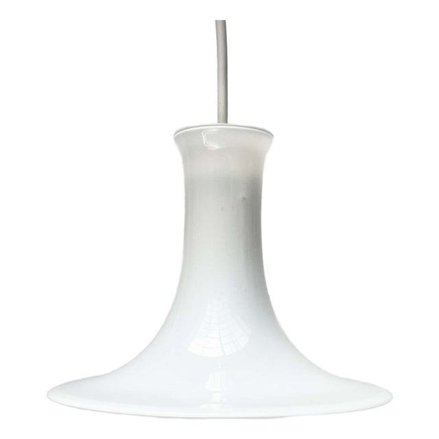 Vintage Danish Model Mandarin Pendel Mini Pendant Lamp by Michael Bang for Holmegaard, 1970s For Sale