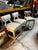 Up for consideration is a beautiful vintage trio of white wooden barstools with cushions. These would look lovely in your...
