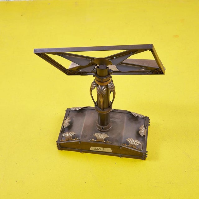 Vintage Metal Lectern in Bronze Casting For Sale - Image 4 of 6