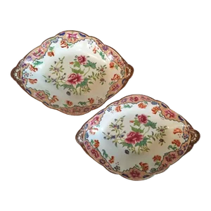 1820s English Regency Spode Pearlware Dessert Dishes - A Pair