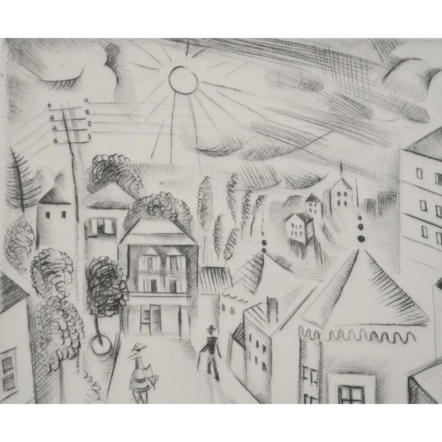 Mily Possoz, Young Girls with Provisions, Original Signed Engraving For Sale - Image 9 of 10