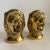 Vintage 1970s Brass Lion Head Bookends A Pair These guys have a great roaring expression and the brass is still bright and...