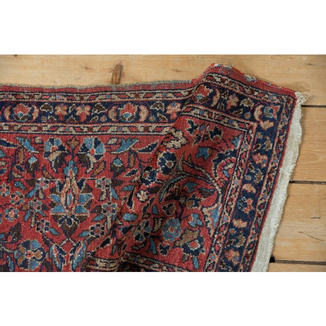 Traditional Vintage Fine Lilihan Rug Mat - 1'5" x 3'1" For Sale - Image 3 of 7