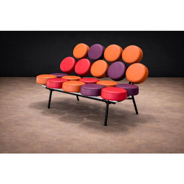 Red Marshmallow” Sofa, George Nelson, 1956 - Lot 418A For Sale - Image 8 of 12