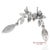 Contemporary 18k 750 Solid White Gold Marquise Shape Natural Diamond Leaf Drop Earrings, A Pair For Sale - Image 3 of 9