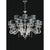 Collection orchidea chandelier, metal and crystal, ncs 437 by jago dimensions: d 110 x h 90 cm. Materials: metal, crystal....