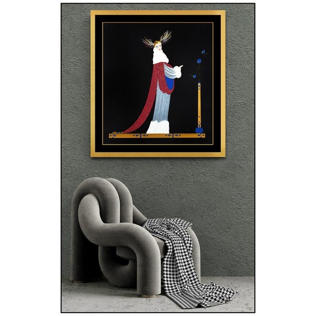 Message us to inquire about custom framing options! (Included for free with every purchase) The artwork here, "Ermine...