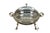Late 19th to early 20th century English Victorian / Edwardian silver revolving / rotating dome top serving / chafing /...