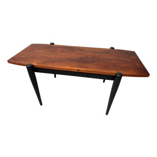 Vintage Turnable Coffee Table, 1950s For Sale