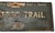 Authentic Old Aged & Weathered Hand Painted Wood Sign From Flattop Trail Rocky Mountian National Park Colorado For Sale - Image 11 of 18