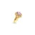 Contemporary Pink Ice & Cubic Zirconia Cocktail Ring, Size 6 For Sale - Image 3 of 4