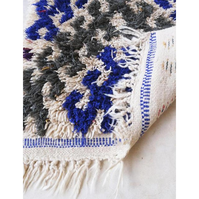 Textile Moroccan Tribal Accent Rug - 5.3 X 1.9 Ft For Sale - Image 7 of 7