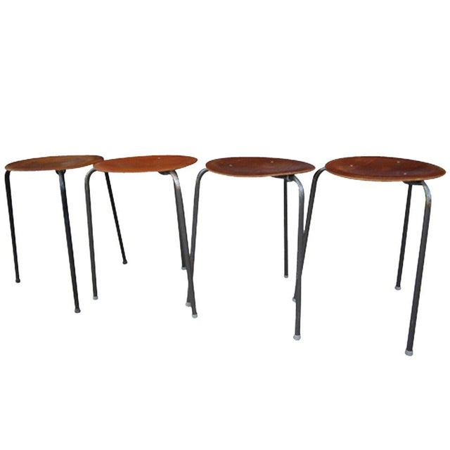 Tony Paul Set of Four Mid Century Modern Nesting Tables / Tablettes by Tony Paul For Sale - Image 4 of 4