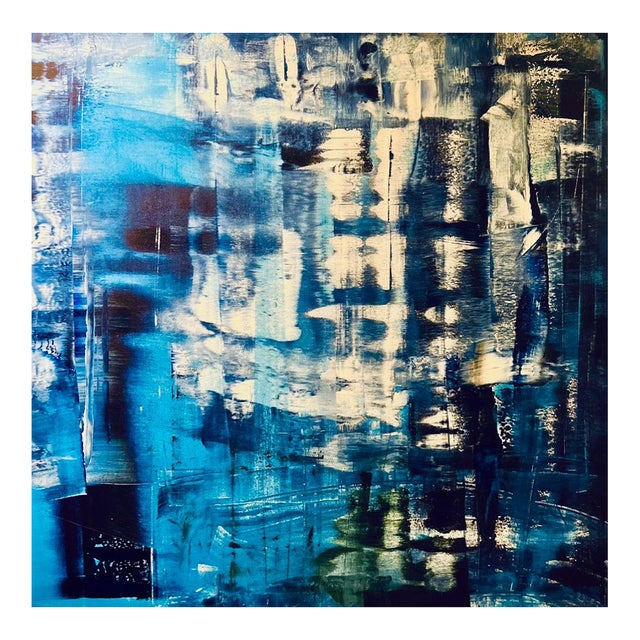The Blue in Us - Print on Canvas For Sale