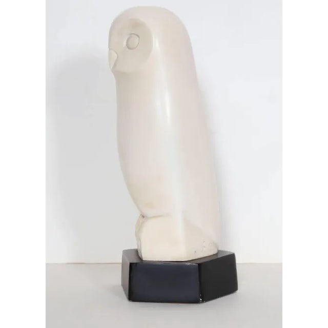 1960s Rare 1960s Cleo Hartwig Plaster Owl Sculpture - Sculptors Guild Monogram For Sale - Image 5 of 8