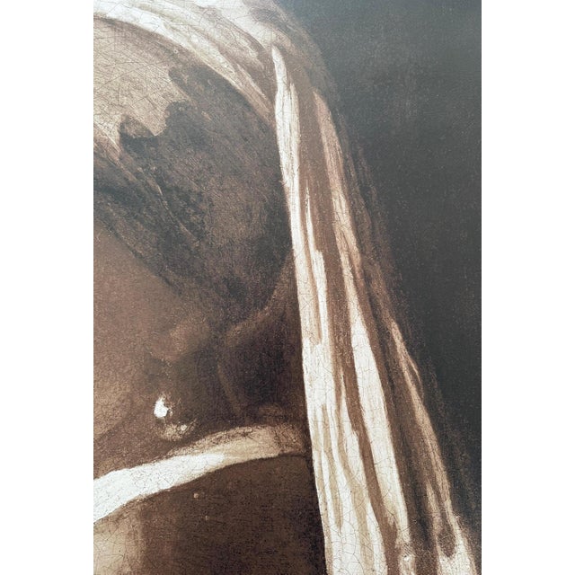 Paper After J. Vermeer, Girl with a Pearl Earring, Large Format Print For Sale - Image 7 of 8
