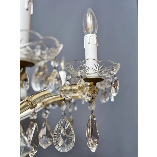 Large Crystal Maria Theresa 18-Light Chandelier For Sale - Image 9 of 13